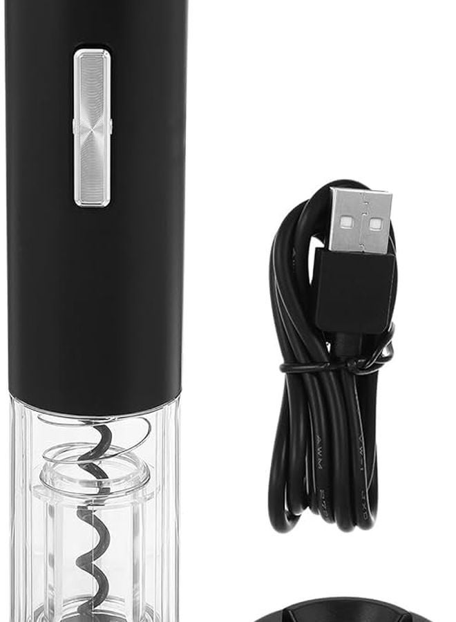 فتاحة زجاجات النبيذ الكهربائية اللاسلكية الأوتوماتيكية مع قاطع رقائق الفويل للمنزل والمطبخ والحفلات - Image 1